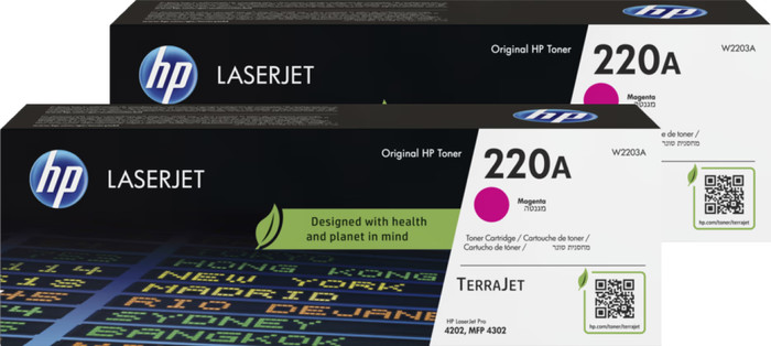 HP 220A LaserJet Toner Magenta (2 Stück) Main Image