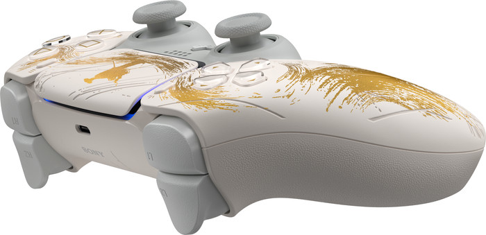 Sony PlayStation 5 DualSense Wireless Controller - Ghost of Yotei Gold Limited Edition left side