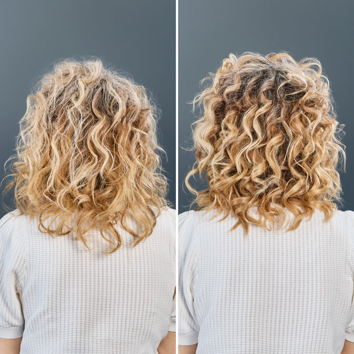 Rowenta Curl Power Hair Care CV7D30E0 product in use