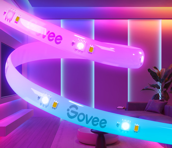 Govee Lightstrip S Segmented Colour Control 5 Meter produkt in gebrauch