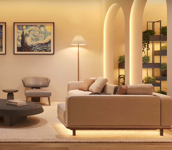 Govee Lightstrip S Segmented Colour Control 5 Meter produkt in gebrauch