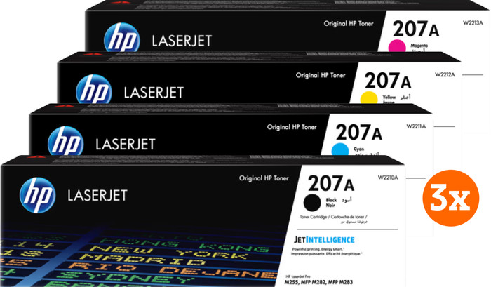 HP 207A Toner Multipack (3 Stück) Main Image