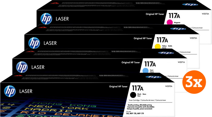HP 117A Toner Multipack (3 Stück) Main Image