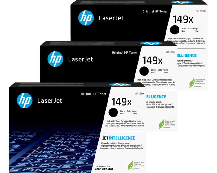 HP 149X LaserJet Toner Schwarz (3 Stück) Main Image