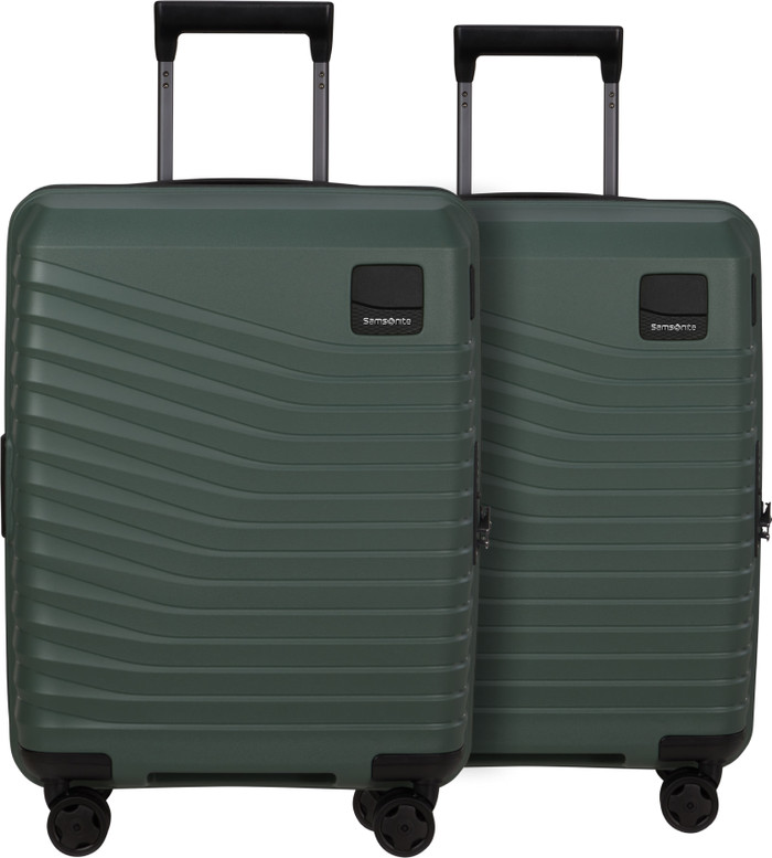 Samsonite Intuo Expandable Spinner 55 cm Doppelpack Olive Green Main Image