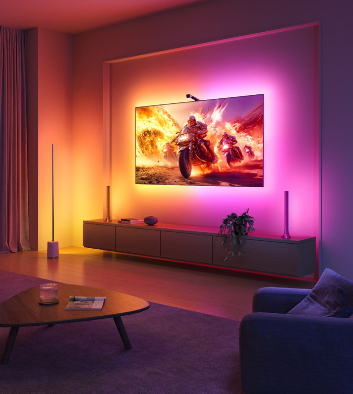 Govee TV Backlight 3 Lite für 55 - 65 Zoll Fernseher produkt in gebrauch