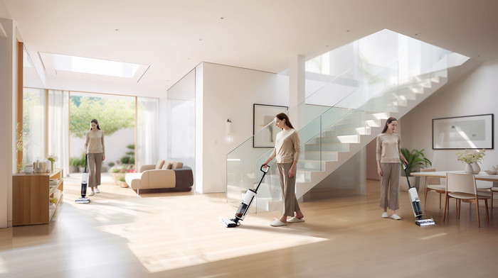 Tineco Floor One S7 Steam Plus produkt in gebrauch