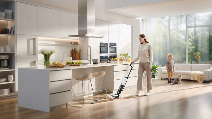 Tineco Floor One S7 Steam Plus produkt in gebrauch