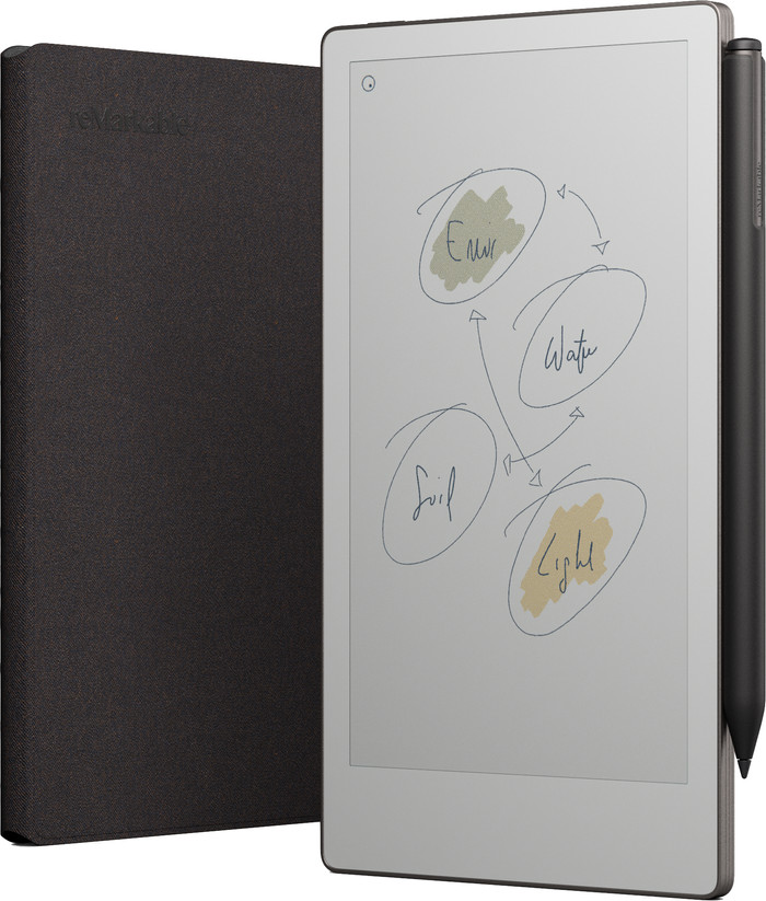 reMarkable Paper Pro Move mit Book Case Basalt vorne