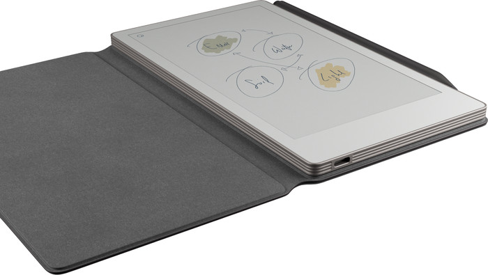 reMarkable Paper Pro Move mit Book Case Basalt unten
