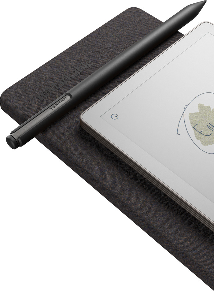 reMarkable Paper Pro Move mit Book Case Basalt detail