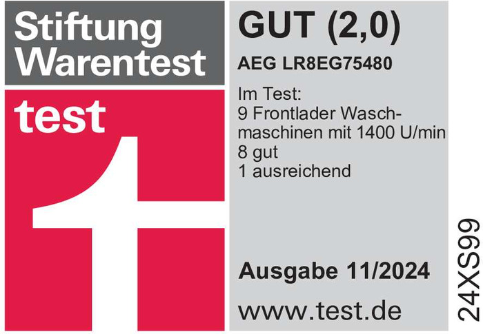 AEG LR8EG75480 + AEG TR9T75680 logo