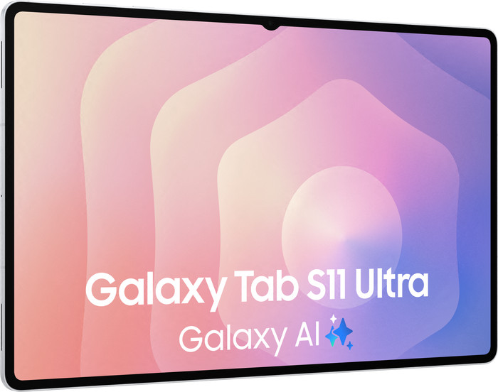 Samsung Galaxy Tab S11 Ultra 14,6 Zoll 256GB Wi-Fi Silber + Ladeset linke seite