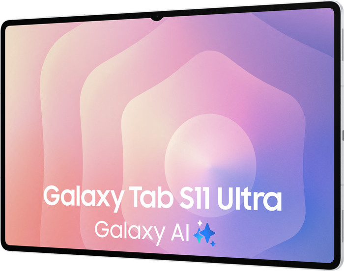 Samsung Galaxy Tab S11 Ultra 14,6 Zoll 256GB Wi-Fi Silber + Ladeset rechte seite