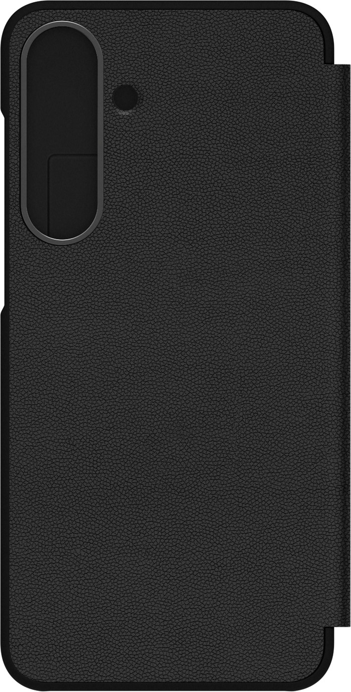 Samsung Galaxy S25 FE Flip Book Case Schwarz rückseite
