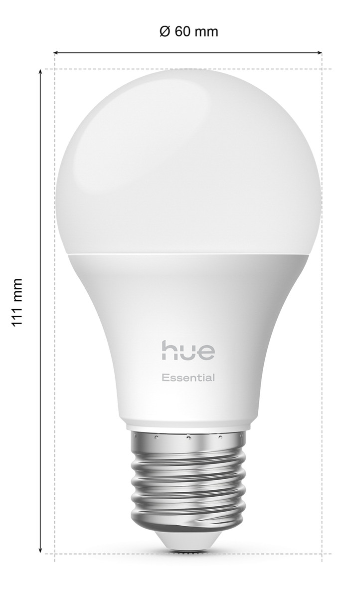 Philips Hue Essential A60 White and Color E27 front