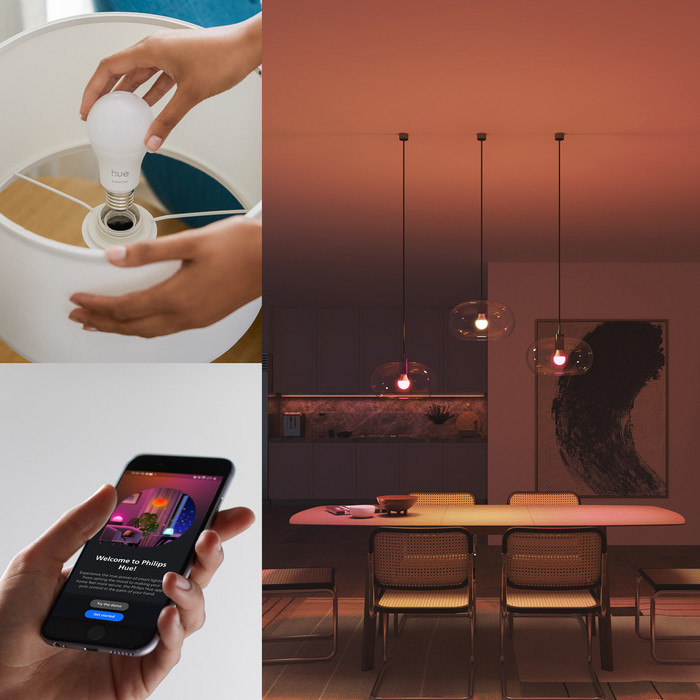 Philips Hue Essential A60 White and Color E27 product in use
