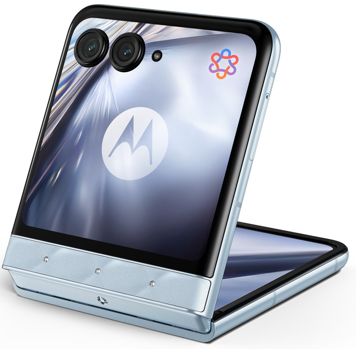 Motorola Razr 60 256GB Swarovski 5G + Moto Buds Loop left side