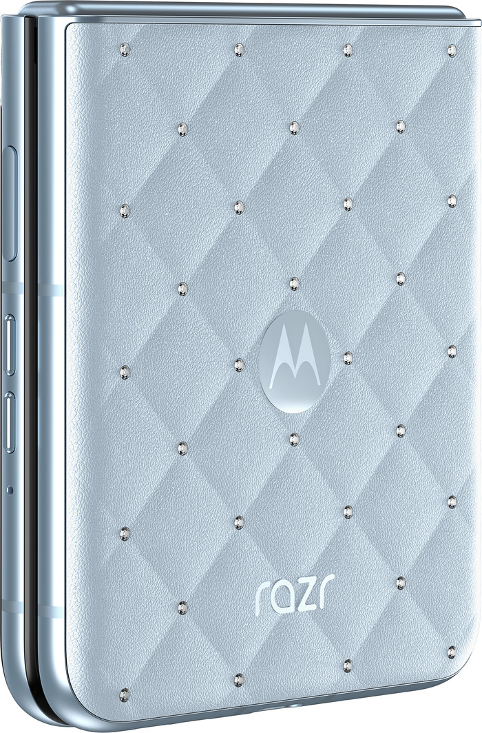 Motorola Razr 60 256GB Swarovski 5G + Moto Buds Loop left side