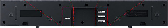 Samsung 55'' QLED Q8F + Samsung HW-B410GF rückseite