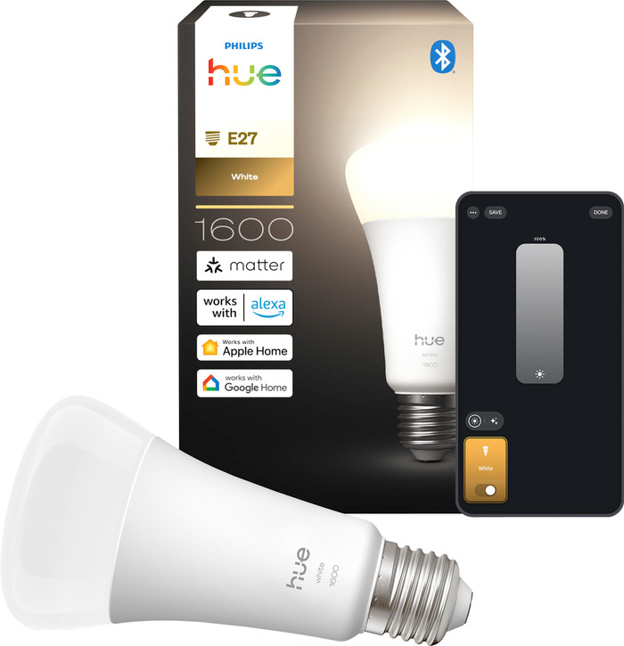 Philips Hue A67 White 1.600 lm E27 Main Image