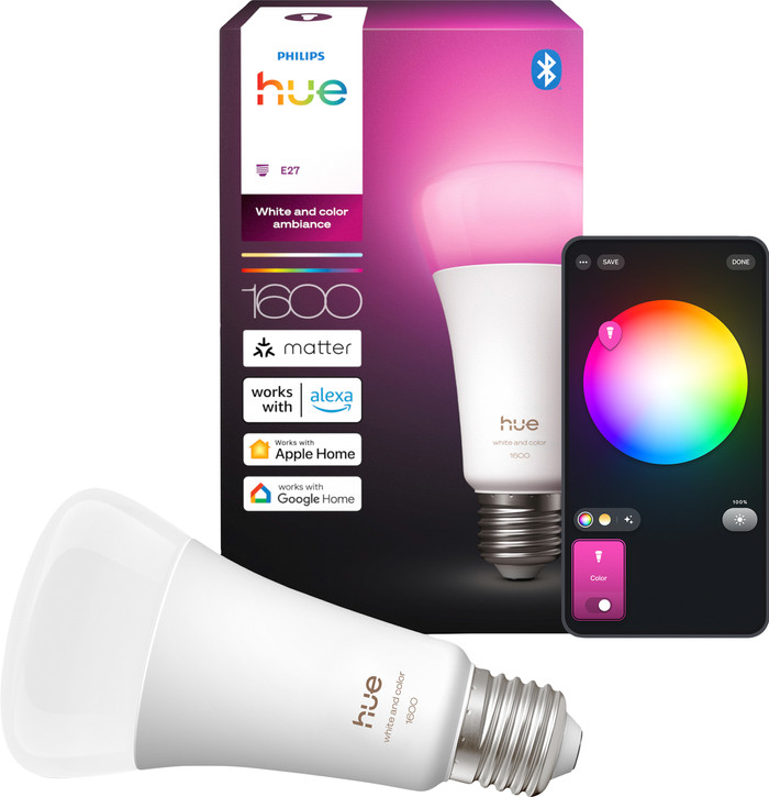 Philips Hue A67 White and Color 1600 lumens E27 Main Image