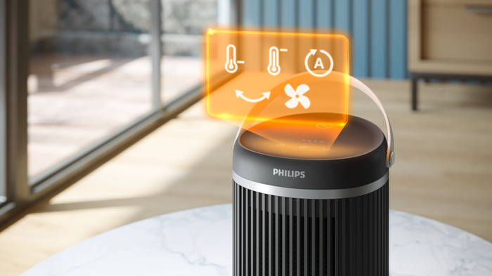 Philips Kompakte Keramikheizung 3000 Serie produkt in gebrauch