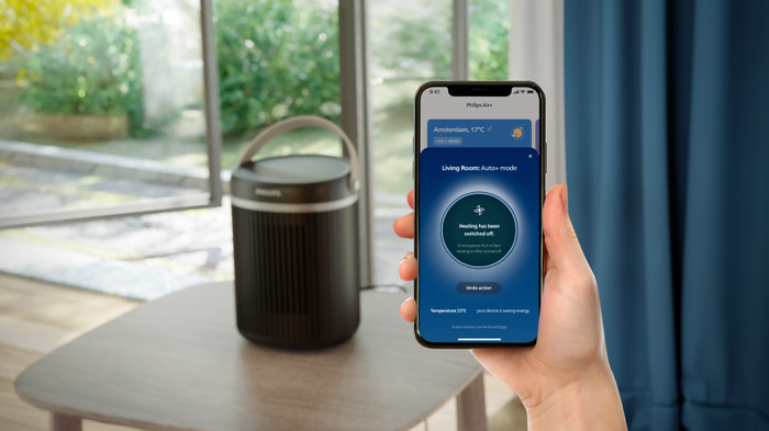 Philips Kompakte Keramikheizung 3000 Serie produkt in gebrauch