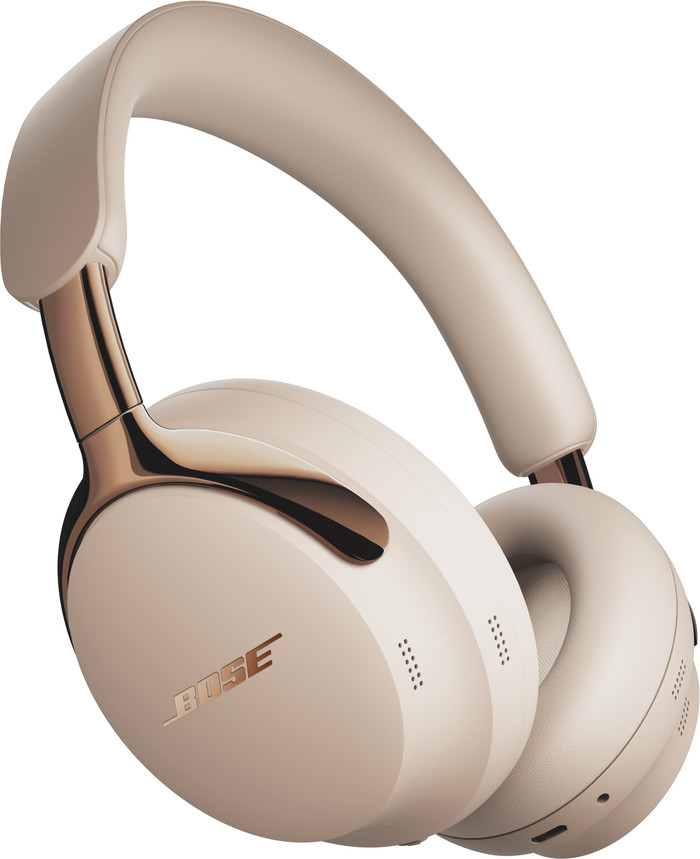 Bose QuietComfort Ultra Headphones (2. Gen) Creme linke seite