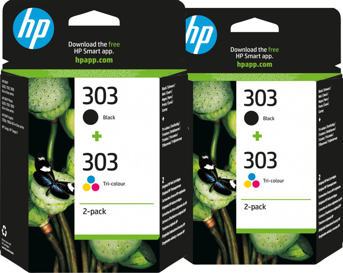 HP 303 4-Farben-Paket (2 Stück) Main Image