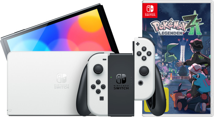 Nintendo Switch OLED White + Pokémon Legends: Z-A Main Image