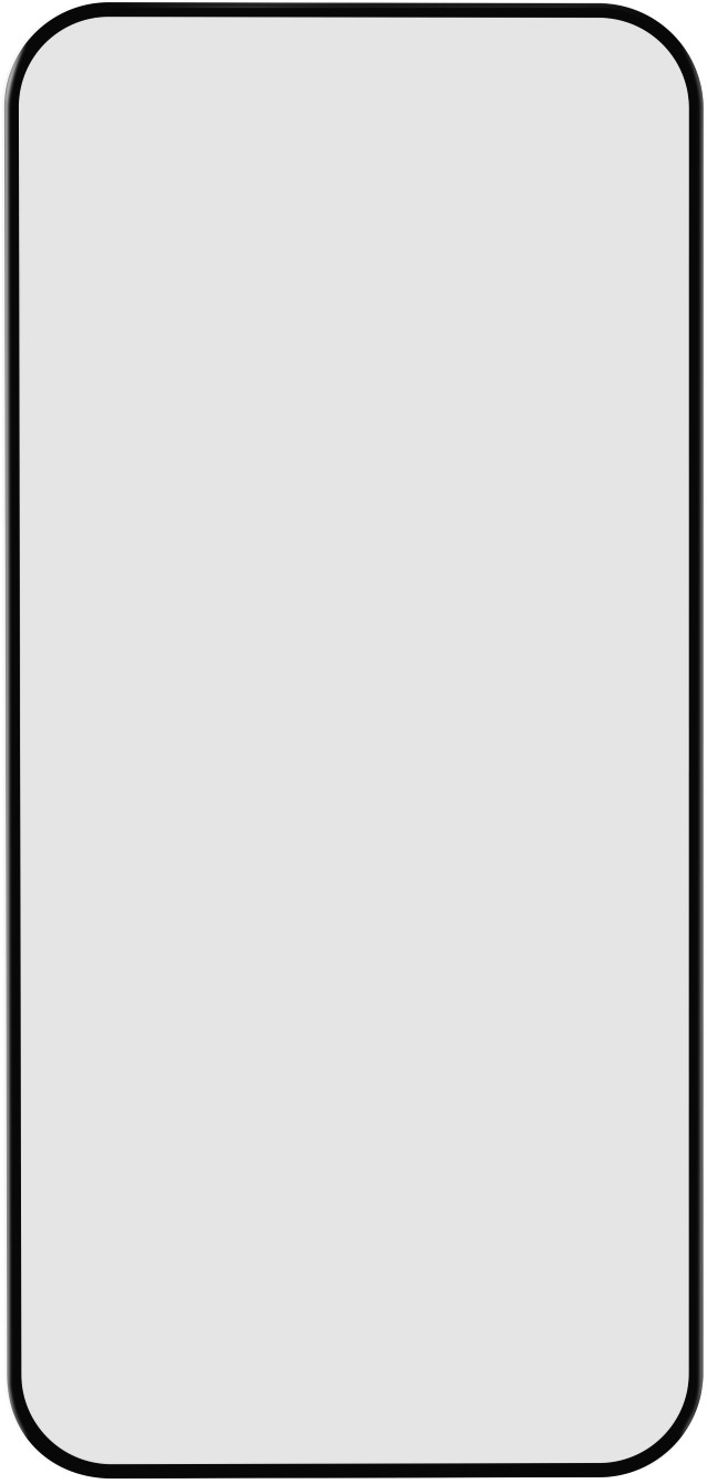 Back Cover iPhone 17 Transparent + BlueBuilt iPhone 17 Screen Protector Glass front