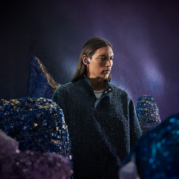 Bose QuietComfort Ultra Earbuds (2. Gen.) Lila produkt in gebrauch