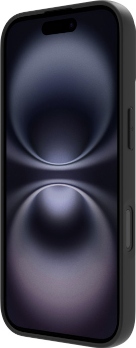 BlueBuilt Back Cover iPhone 17 Black + BlueBuilt iPhone 17 Privacy Screen Protector Glass left side