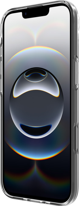 BlueBuilt Back Cover iPhone 17 Air Transparent + BlueBuilt iPhone 17 Air Screen Protector Glass left side