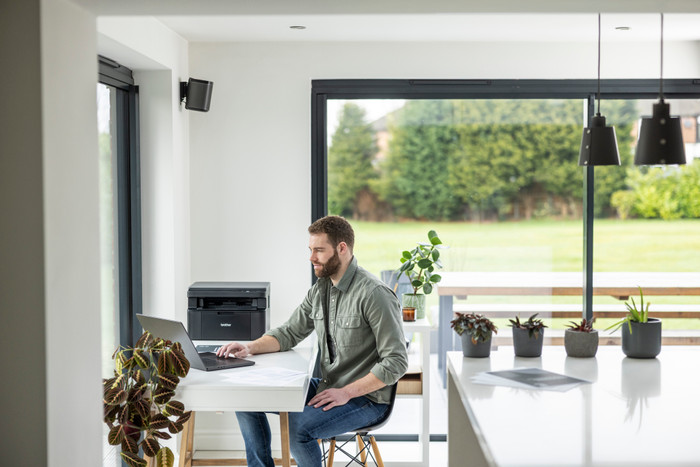 Brother DCP-1640W produkt in gebrauch