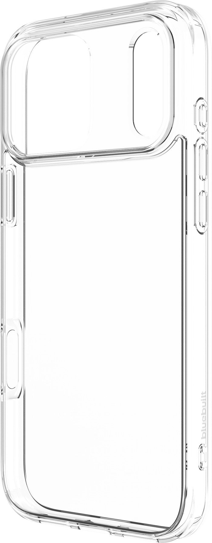 BlueBuilt Protective Back Cover iPhone 17 Pro Max Transparent right side