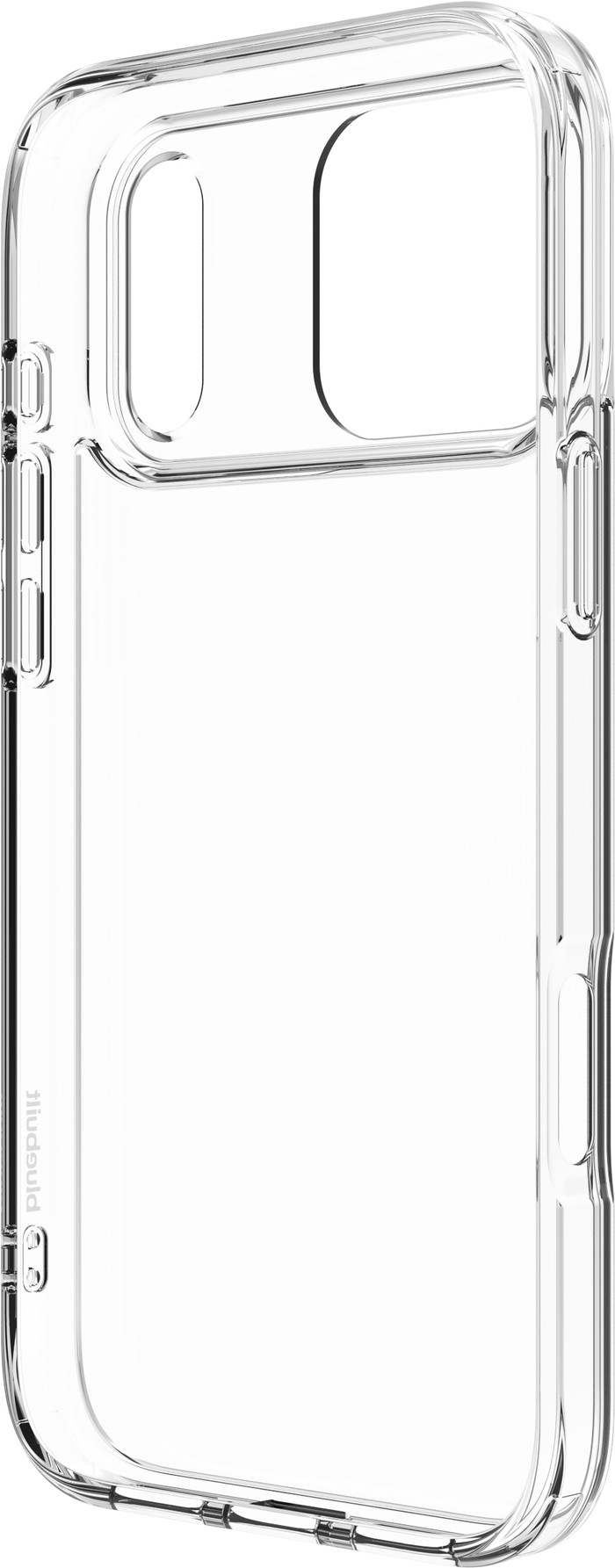 BlueBuilt Protective Back Cover iPhone 17 Pro Max Transparent left side