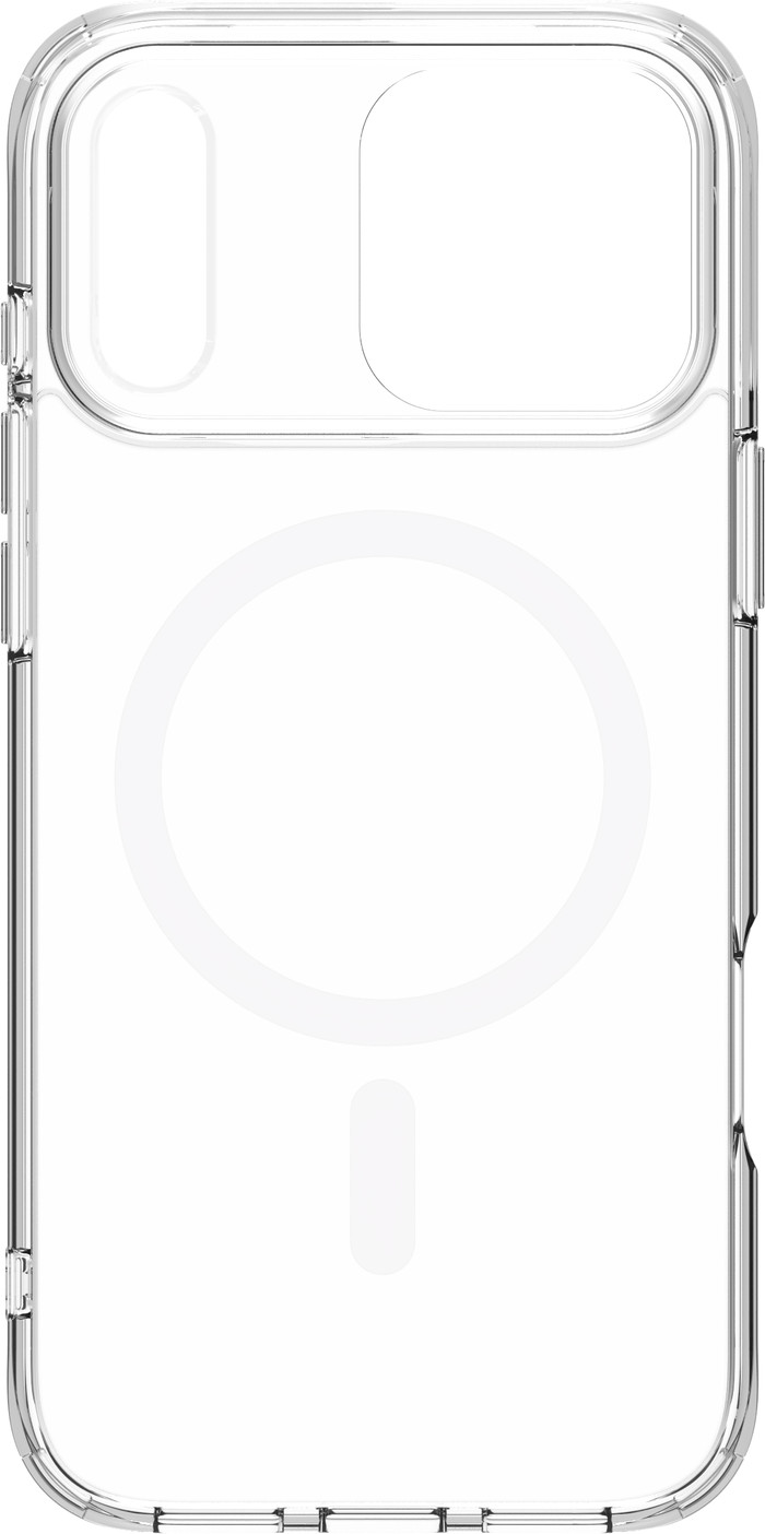 BlueBuilt Protective Back Cover with MagSafe iPhone 17 Pro Max Transparent + BlueBuilt iPhone 17 Pro Max Screen Protector Glass back