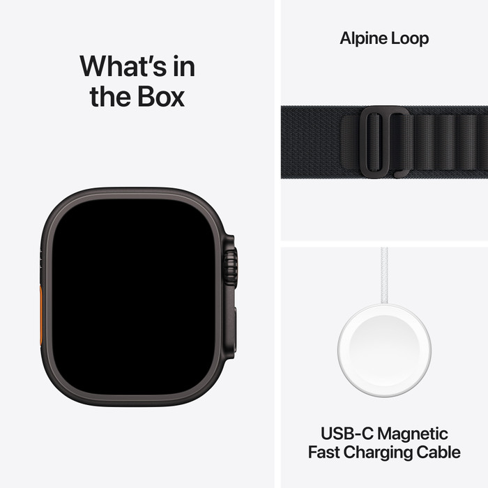 Apple Watch Ultra 3 Cellular 49mm Black Alpine Loop L visual supplier