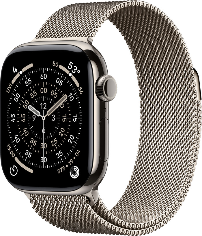 Apple Watch Series 11 5G 42mm Titanium Natural Milanese Loop Main Image