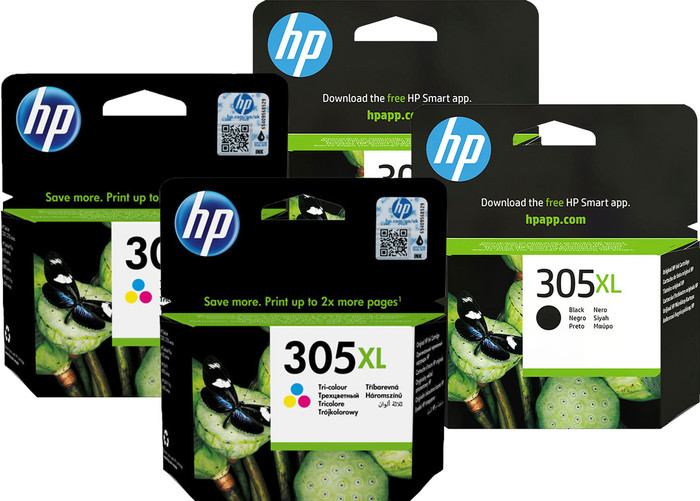 HP 305XL Ink Cartridge 4-Color Bundle (2 units) Main Image