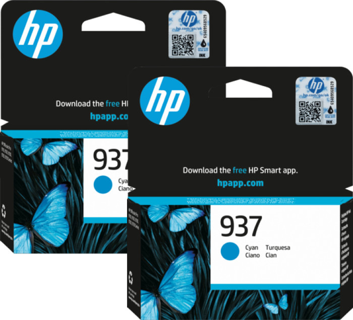 HP 937 Patrone Cyan (2 Stück) Main Image