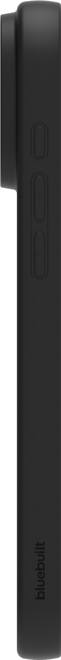 BlueBuilt Protective Backcover mit MagSafe iPhone 17 Pro Max Schwarz + BlueBuilt iPhone 17 Pro Max Panzerglas rechte seite
