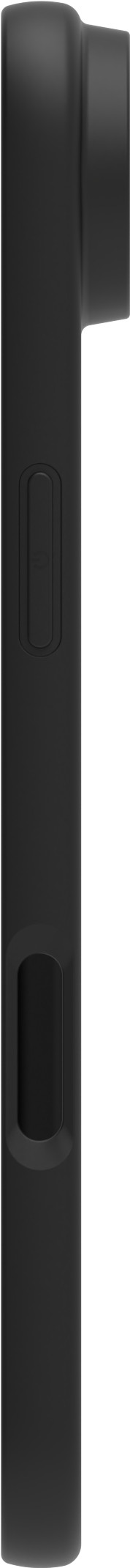 BlueBuilt Protective Backcover mit MagSafe iPhone 17 Air Schwarz + BlueBuilt iPhone 17 Air Panzerglas linke seite