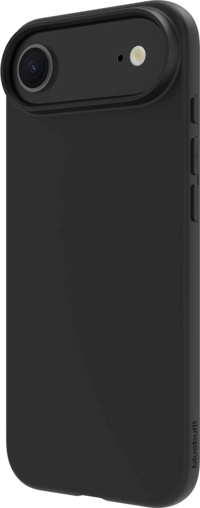 BlueBuilt Protective Backcover mit MagSafe iPhone 17 Air Schwarz + BlueBuilt iPhone 17 Air Panzerglas linke seite