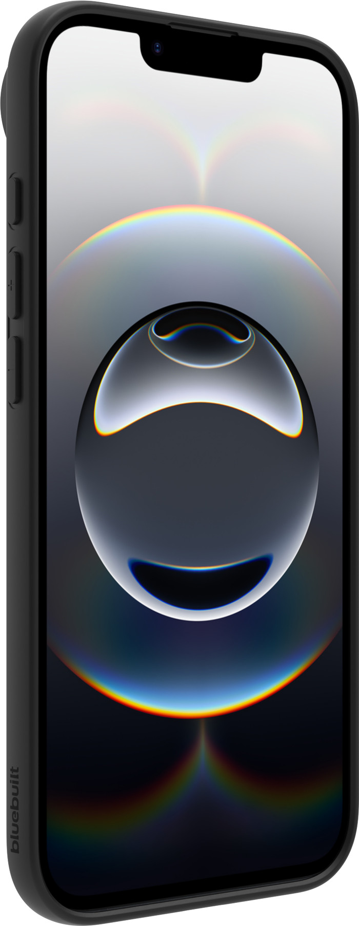 BlueBuilt Protective Backcover mit MagSafe iPhone 17 Air Schwarz + BlueBuilt iPhone 17 Air Panzerglas vorne