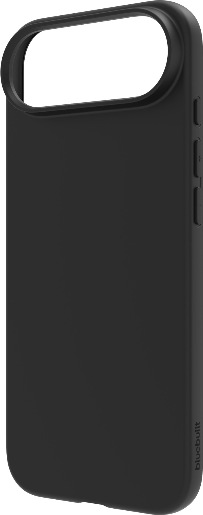 BlueBuilt Protective Backcover mit MagSafe iPhone 17 Air Schwarz + BlueBuilt iPhone 17 Air Panzerglas linke seite