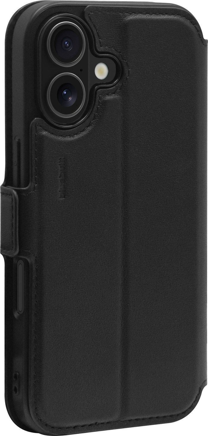 BlueBuilt Apple iPhone 17 Book Case Leather Black back