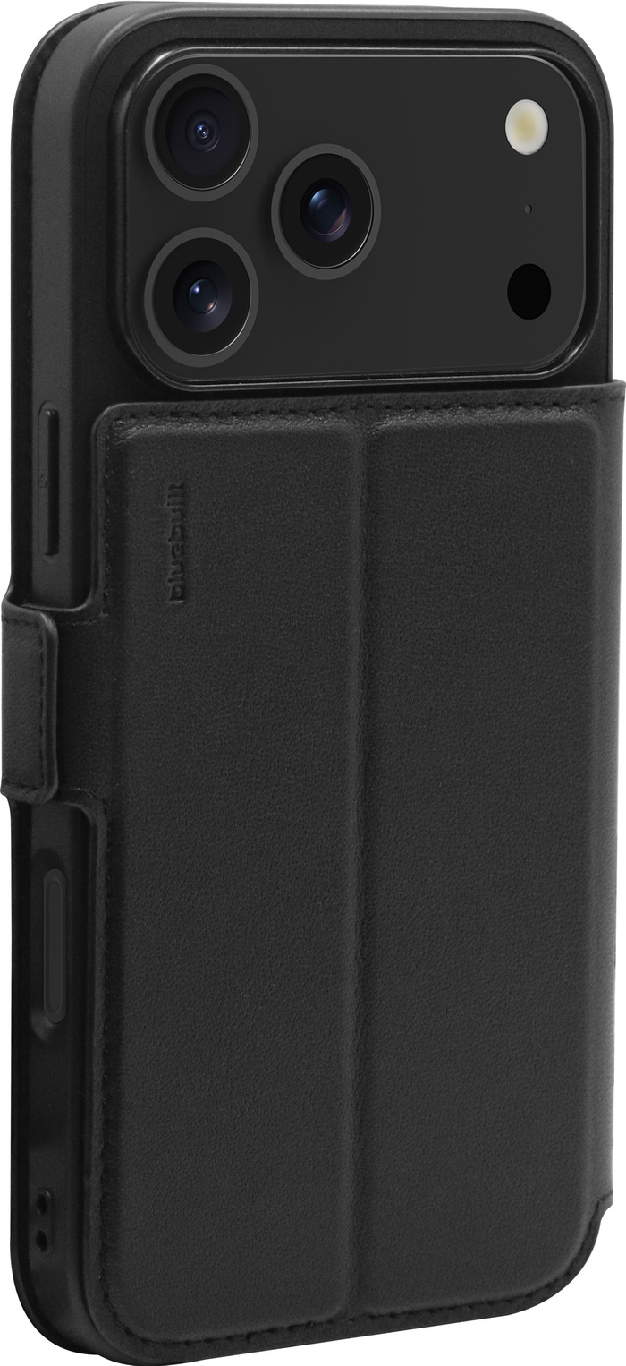 BlueBuilt Apple iPhone 17 Pro Max Book Case Leather Black back
